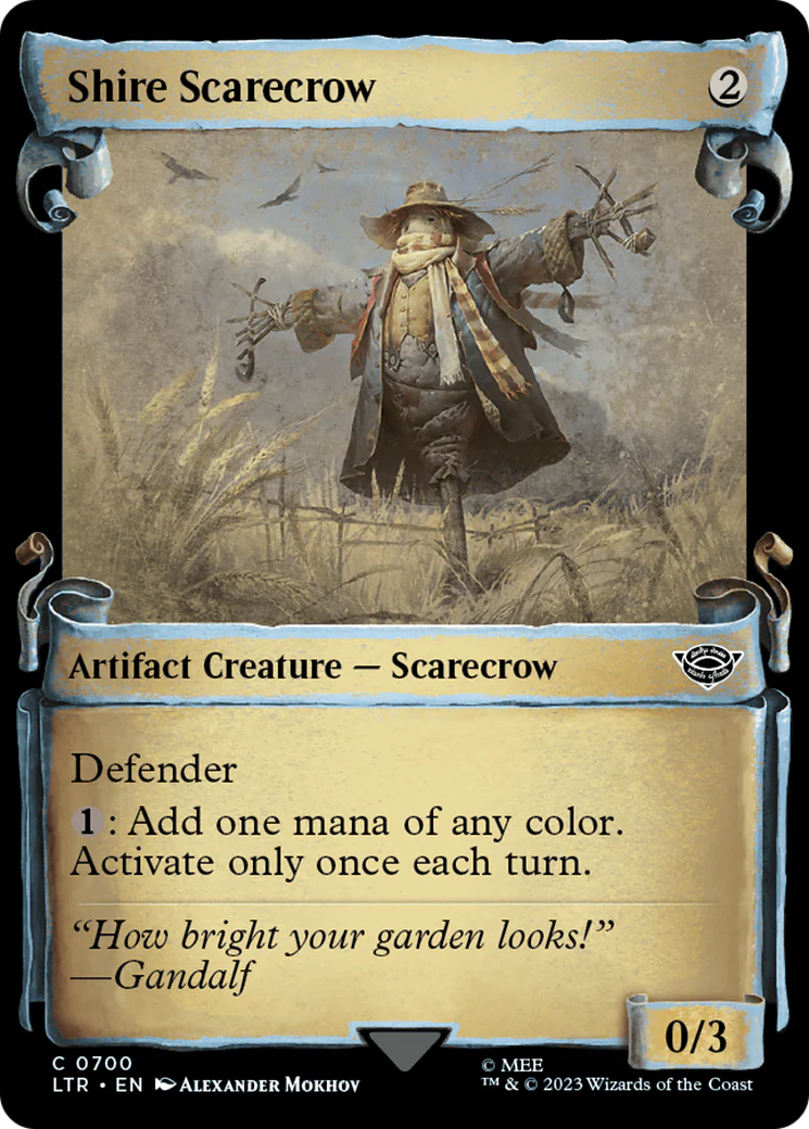 Shire Scarecrow (LTR-700) - The Lord of the Rings: Tales of Middle-earth: (Showcase) Scroll Foil [Common]