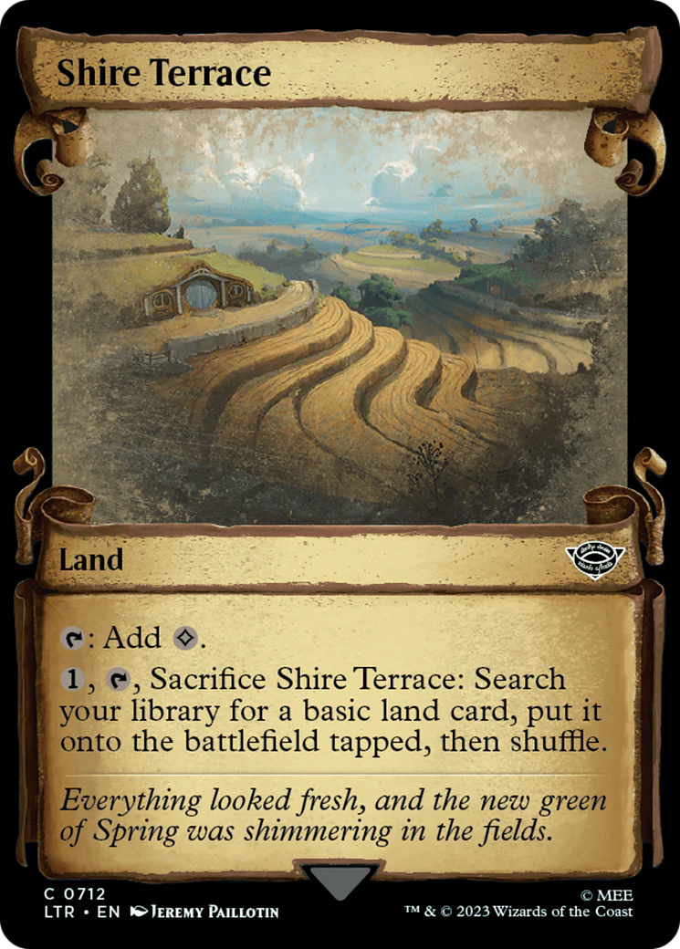 Shire Terrace (LTR-712) - The Lord of the Rings: Tales of Middle-earth: (Showcase) Scroll [Common]