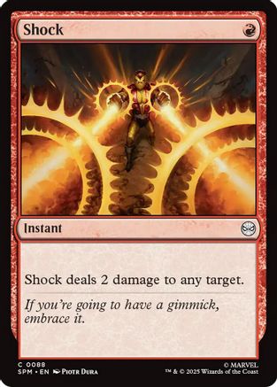 Shock (SPM-088) - Marvel's Spider-Man Foil [Common]