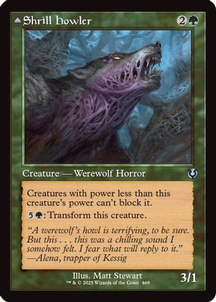 Shrill Howler (Retro Frame) (INR-469) - Innistrad Remastered [Uncommon]
