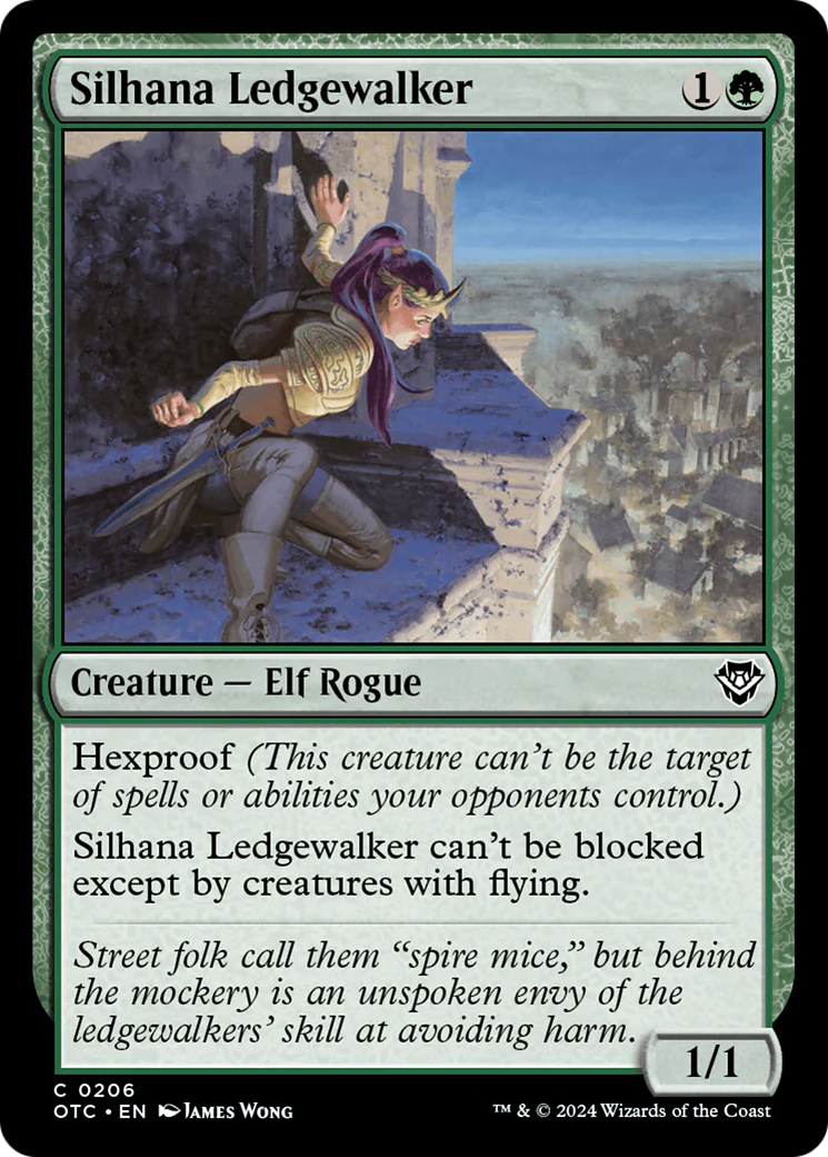 Silhana Ledgewalker (OTC-206) - Outlaws of Thunder Junction Commander [Common]