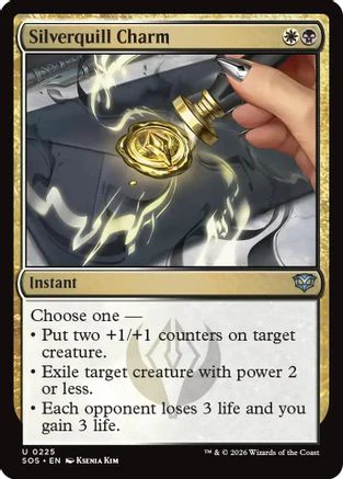 Silverquill Charm (SOS-225) - Secrets of Strixhaven [Uncommon]