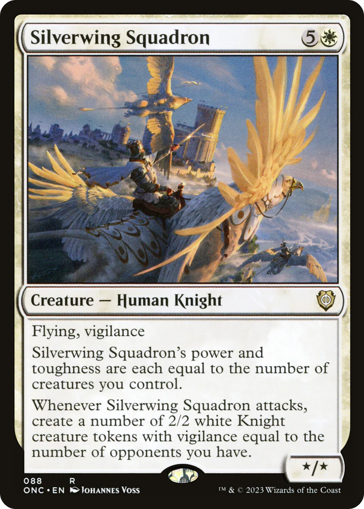 Silverwing Squadron (ONC-088) - Phyrexia: All Will Be One Commander [Rare]