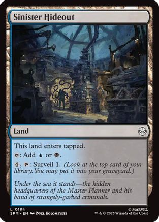 Sinister Hideout (SPM-184) - Marvel's Spider-Man Foil [Land]