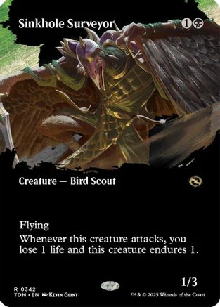 Sinkhole Surveyor (Borderless) (TDM-342) - Tarkir: Dragonstorm [Rare]