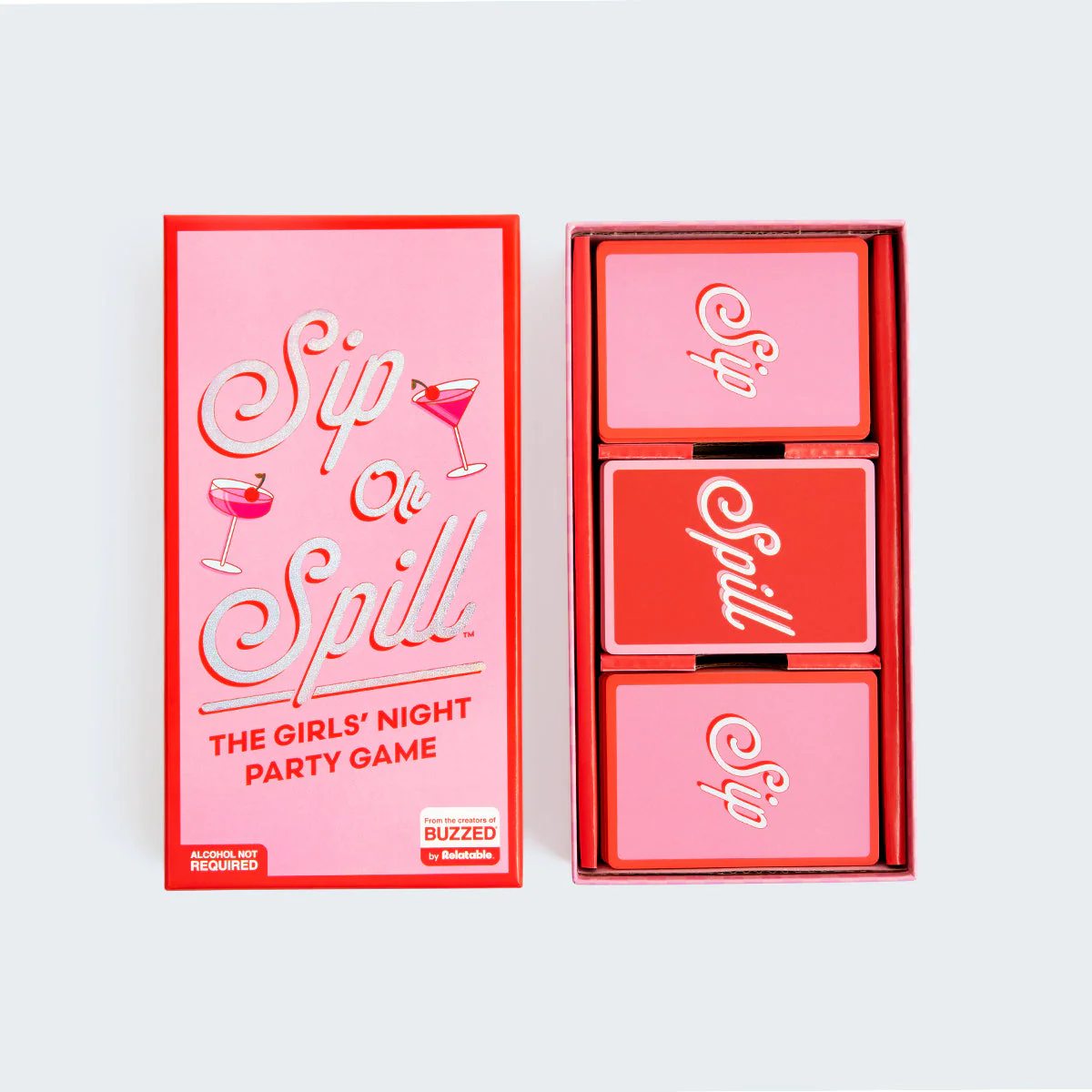 Sip or Spill — The Girl's Night Drinking Game by Relatable — Bachelorette Party Game - Image 2