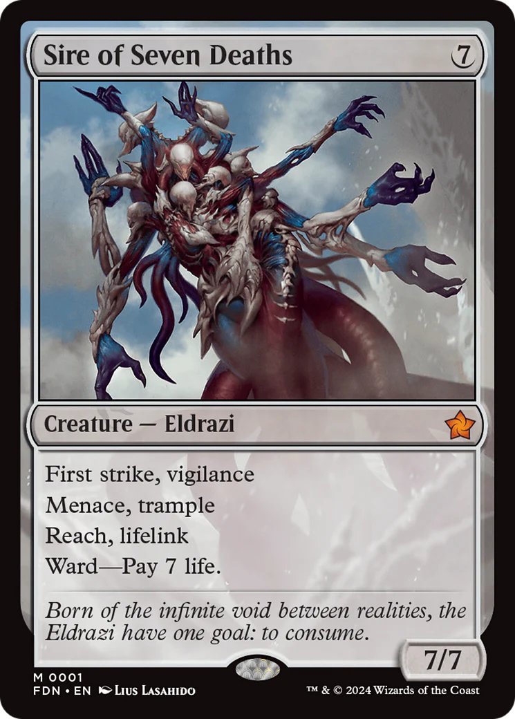 Sire of Seven Deaths (FDN-001) - Foundations [Mythic]