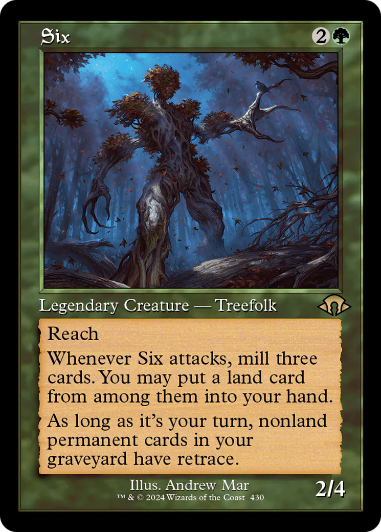 Six (MH3-430) - Modern Horizons 3 Foil [Rare] Retro Frame
