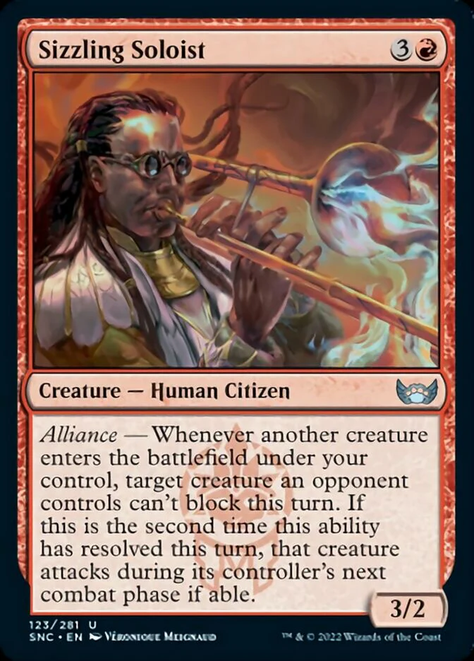 Sizzling Soloist (SNC-123) - Streets of New Capenna [Uncommon]