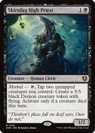 Skirsdag High Priest (INR-132) - Innistrad Remastered [Rare]