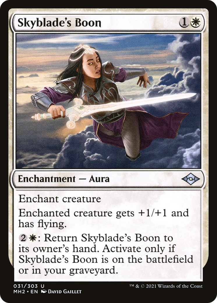 Skyblade's Boon (MH2-031) - Modern Horizons 2 Foil [Uncommon]