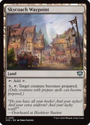 Skycoach Waypoint (SOS-261) - Secrets of Strixhaven [Uncommon]