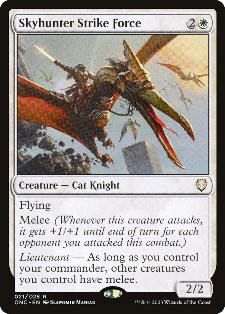Skyhunter Strike Force (ONC-021) - Phyrexia: All Will Be One Commander [Rare]