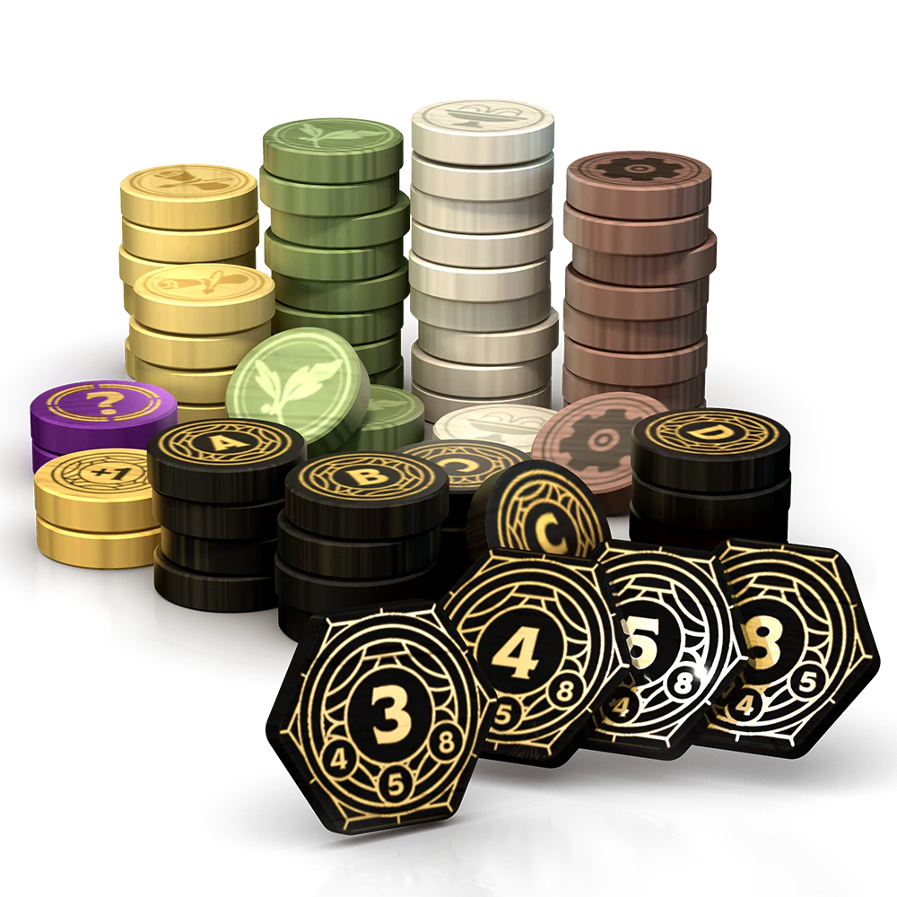 Skyrise: Wooden Token Pack