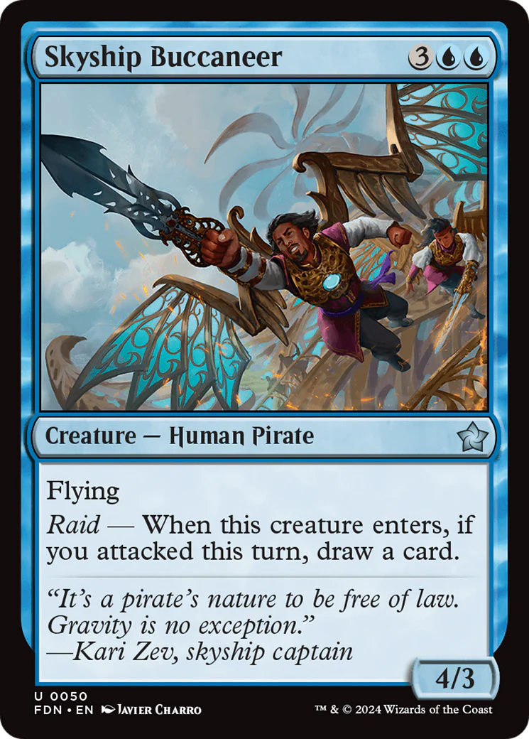 Skyship Buccaneer (FDN-050) - Foundations Foil [Uncommon]
