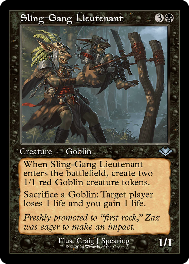 Sling-Gang Lieutenant (H2R-008) - Modern Horizons 2 Timeshifts Foil [Uncommon]