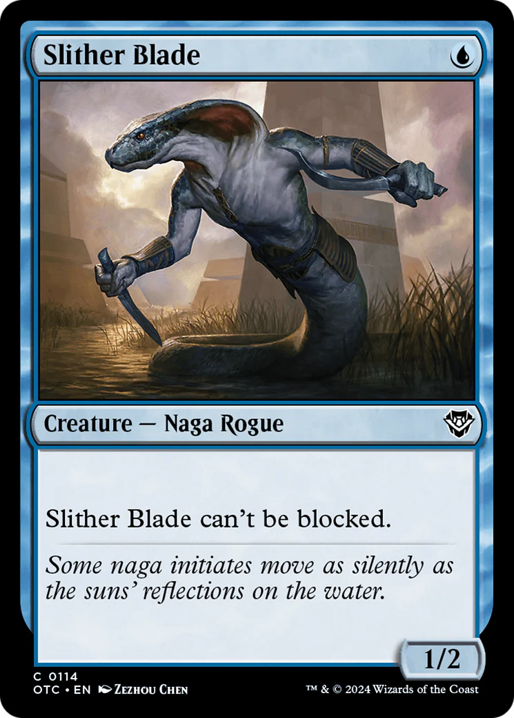 Slither Blade (OTC-114) - Outlaws of Thunder Junction Commander [Common]