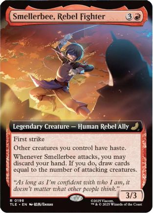 Smellerbee, Rebel Fighter (Extended Art) (TLE-198) - Avatar: The Last Airbender: Eternal-Legal Foil [Rare]