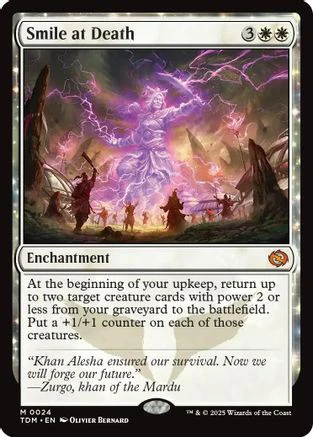 Smile at Death (TDM-024) - Tarkir: Dragonstorm Foil [Mythic]