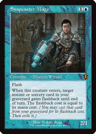 Snapcaster Mage (Retro Frame) (INR-478) - Innistrad Remastered Foil [Mythic]