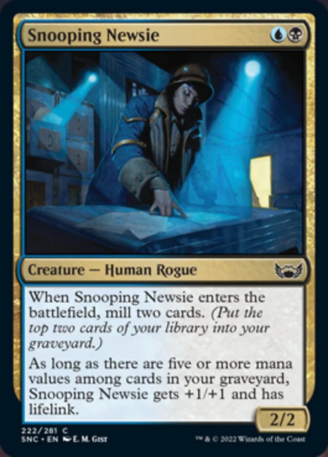 Snooping Newsie (SNC-222) - Streets of New Capenna [Common]
