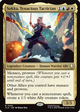 Sokka, Tenacious Tactician (TLA-242) - Avatar: The Last Airbender [Rare]