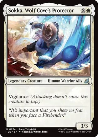 Sokka, Wolf Cove's Protector (0274) (TLE-274) - Avatar: The Last Airbender: Eternal-Legal [Uncommon]
