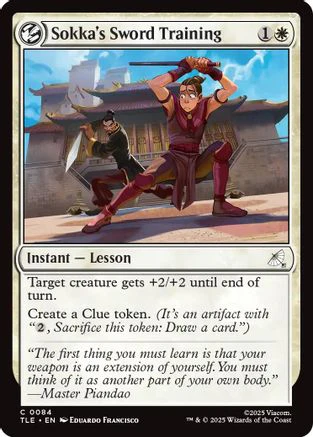 Sokka's Sword Training (TLE-084) - Avatar: The Last Airbender: Eternal-Legal [Common]