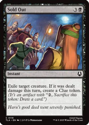 Sold Out (TLA-119) - Avatar: The Last Airbender Foil [Common]