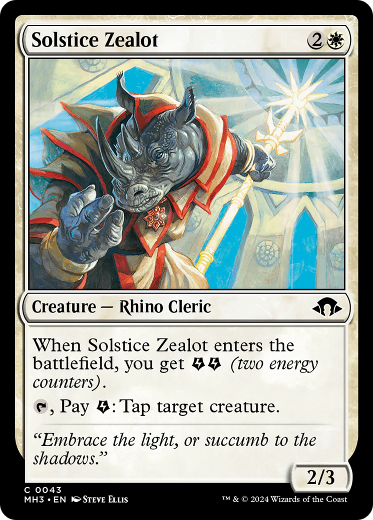 Solstice Zealot (MH3-043) - Modern Horizons 3 [Common]