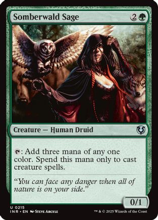 Somberwald Sage (INR-215) - Innistrad Remastered Foil [Uncommon]