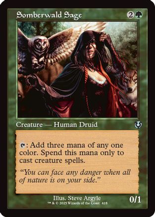 Somberwald Sage (Retro Frame) (INR-418) - Innistrad Remastered [Rare]