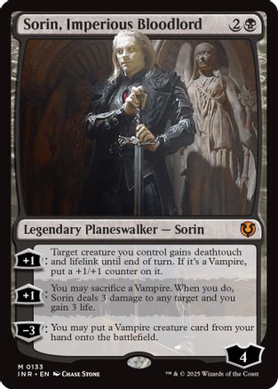 Sorin, Imperious Bloodlord (INR-133) - Innistrad Remastered Foil [Mythic]