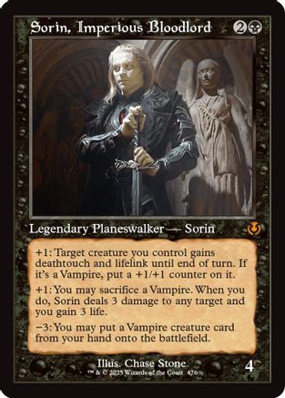 Sorin, Imperious Bloodlord (Retro Frame) (INR-476) - Innistrad Remastered [Mythic]
