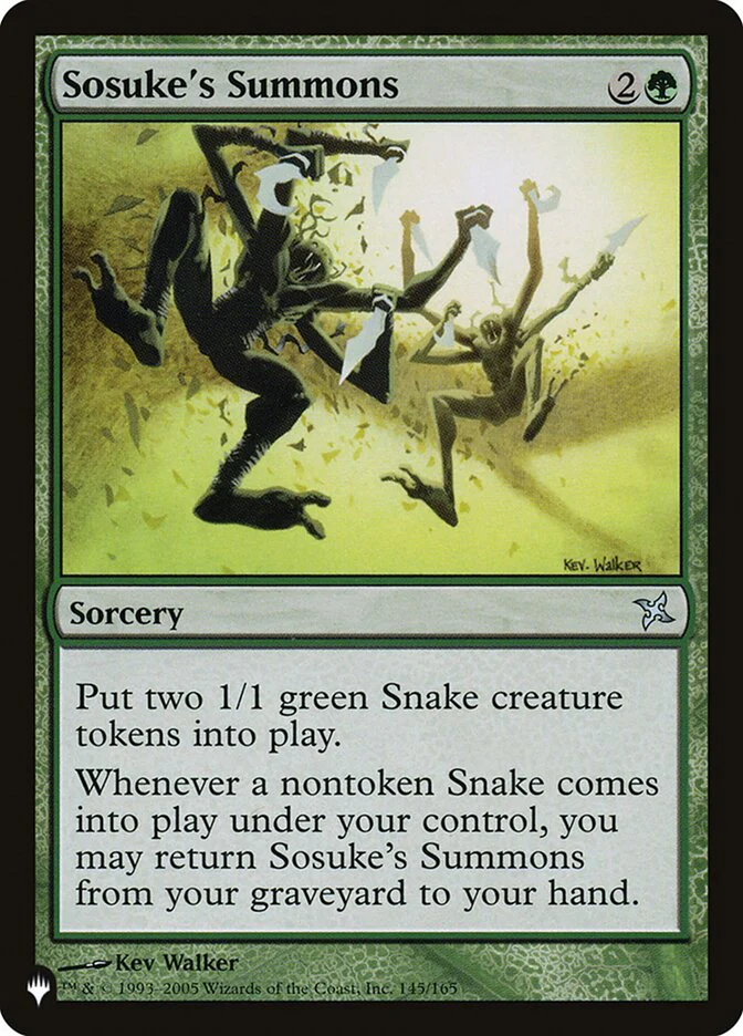 Sosuke's Summons (PLST-BOK-145) - The List [Uncommon]