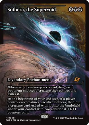Sothera, the Supervoid (Showcase) (EOE-360) - Edge of Eternities Foil [Mythic]