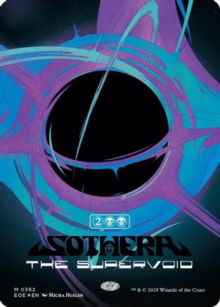 Sothera, the Supervoid (Singularity Foil) (EOE-382) - Edge of Eternities Foil [Mythic]