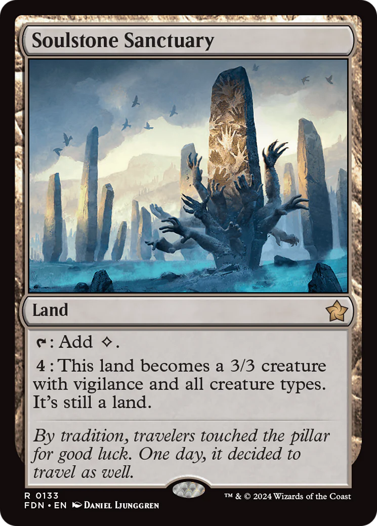 Soulstone Sanctuary (FDN-133) - Foundations Foil [Rare]