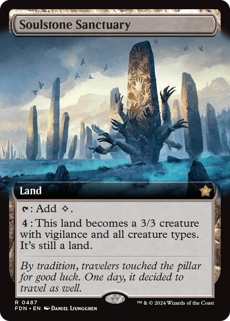 Soulstone Sanctuary (FDN-487) - Foundations: (Extended Art) [Rare]
