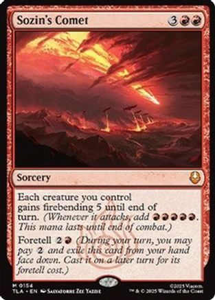 Sozin's Comet (TLA-154) - Avatar: The Last Airbender Foil [Mythic]