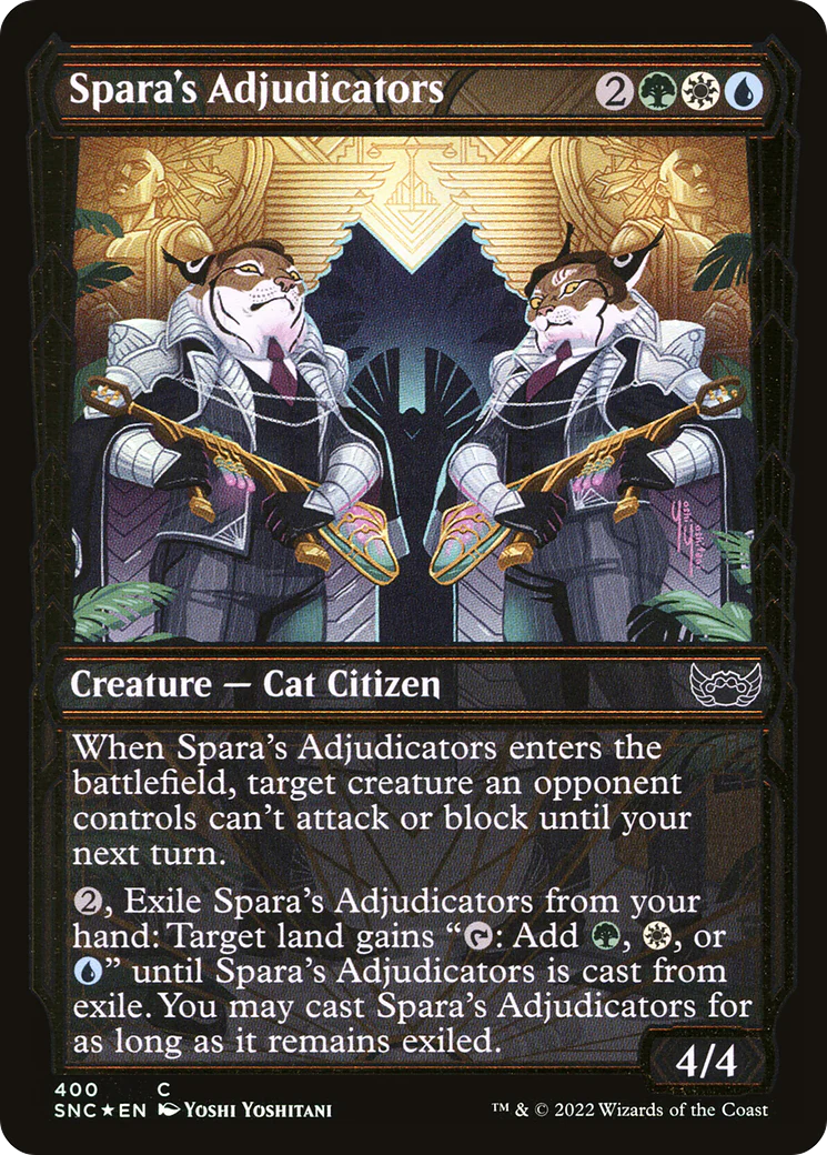 Spara's Adjudicators (SNC-400) - Streets of New Capenna: (Showcase) Foil [Common]