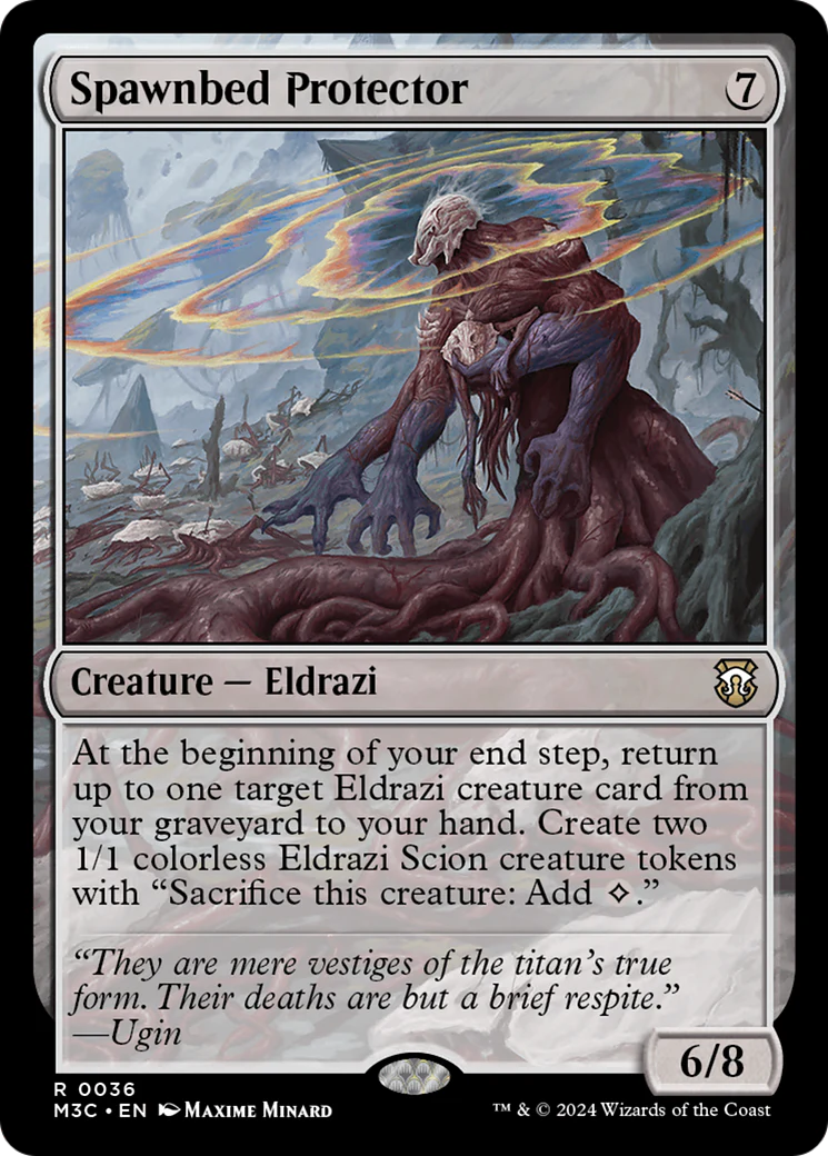 Spawnbed Protector (M3C-036) - Modern Horizons 3 Commander Foil [Rare]