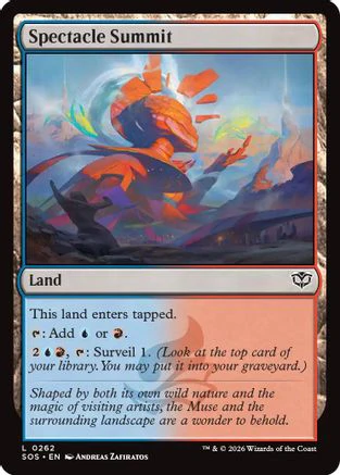 Spectacle Summit (SOS-262) - Secrets of Strixhaven Foil [Land]