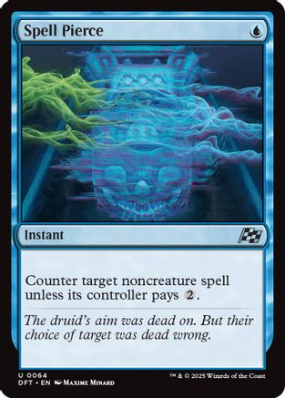 Spell Pierce (DFT-064) - Aetherdrift Foil [Uncommon]