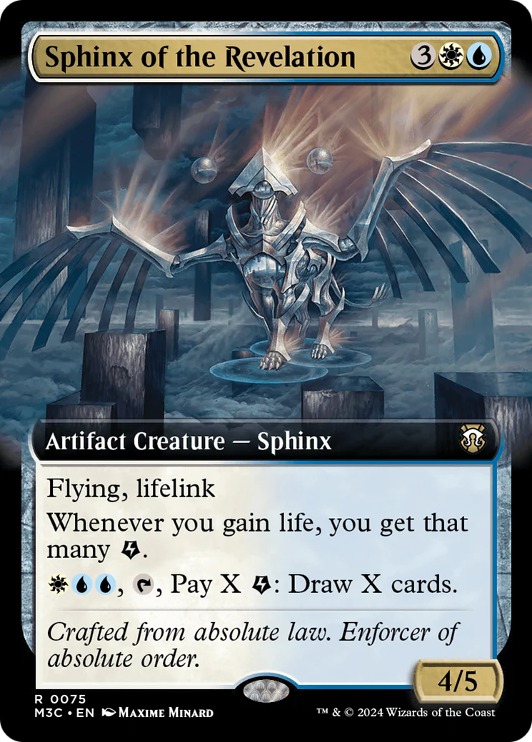 Sphinx of the Revelation (M3C-075) - Modern Horizons 3 Commander: (Extended Art) Foil [Rare]