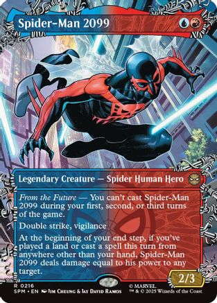 Spider-Man 2099 (0216) (Borderless) (SPM-216) - Marvel's Spider-Man [Rare]