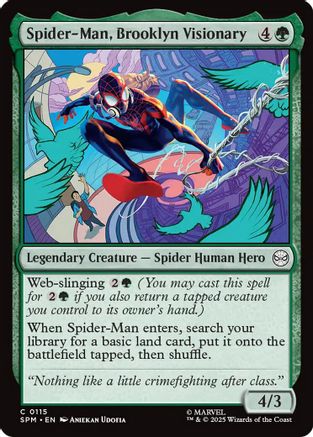 Spider-Man, Brooklyn Visionary (SPM-115) - Marvel's Spider-Man Foil [Common]