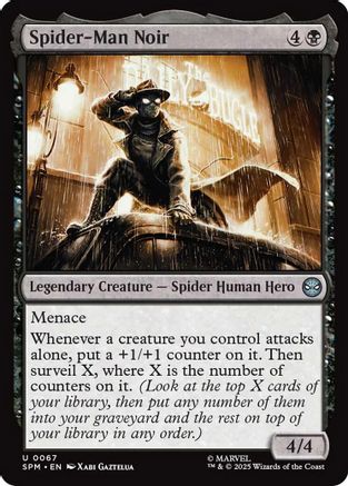 Spider-Man Noir (SPM-067) - Marvel's Spider-Man [Uncommon]