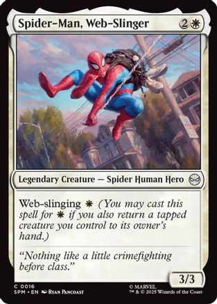 Spider-Man, Web-Slinger (SPM-016) - Marvel's Spider-Man Foil [Common]