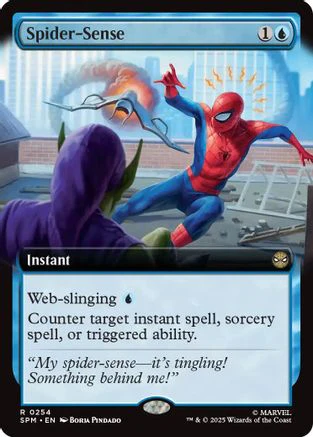 Spider-Sense (Extended Art) (SPM-254) - Marvel's Spider-Man [Rare]